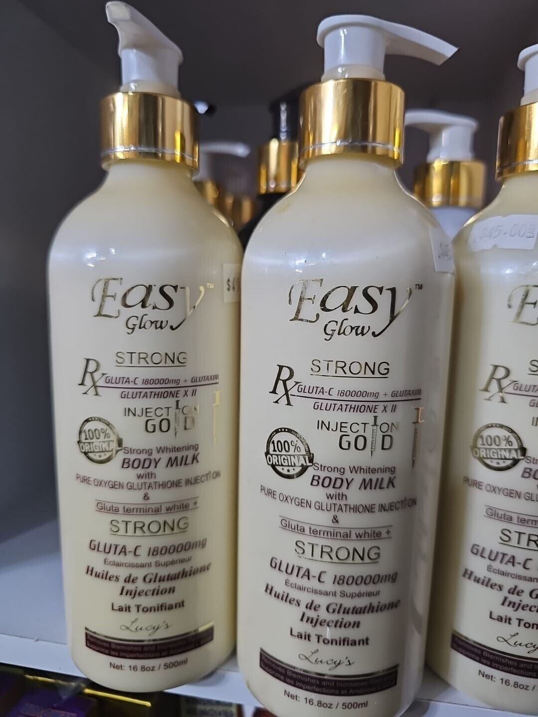 1× Original Easy Glow Gold Body Lotion 500ml.