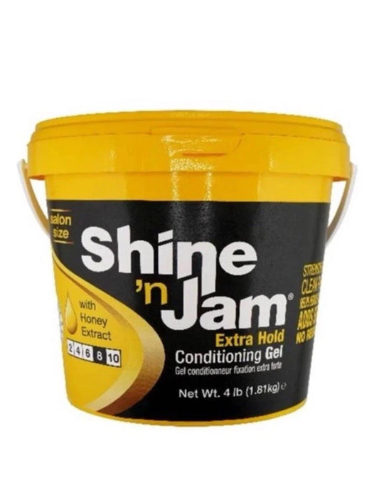 Ampro Shine 'N Jam Extra Hold Conditioning Gel, Extra Hold, 4 Lb/ 1.81 Kg
