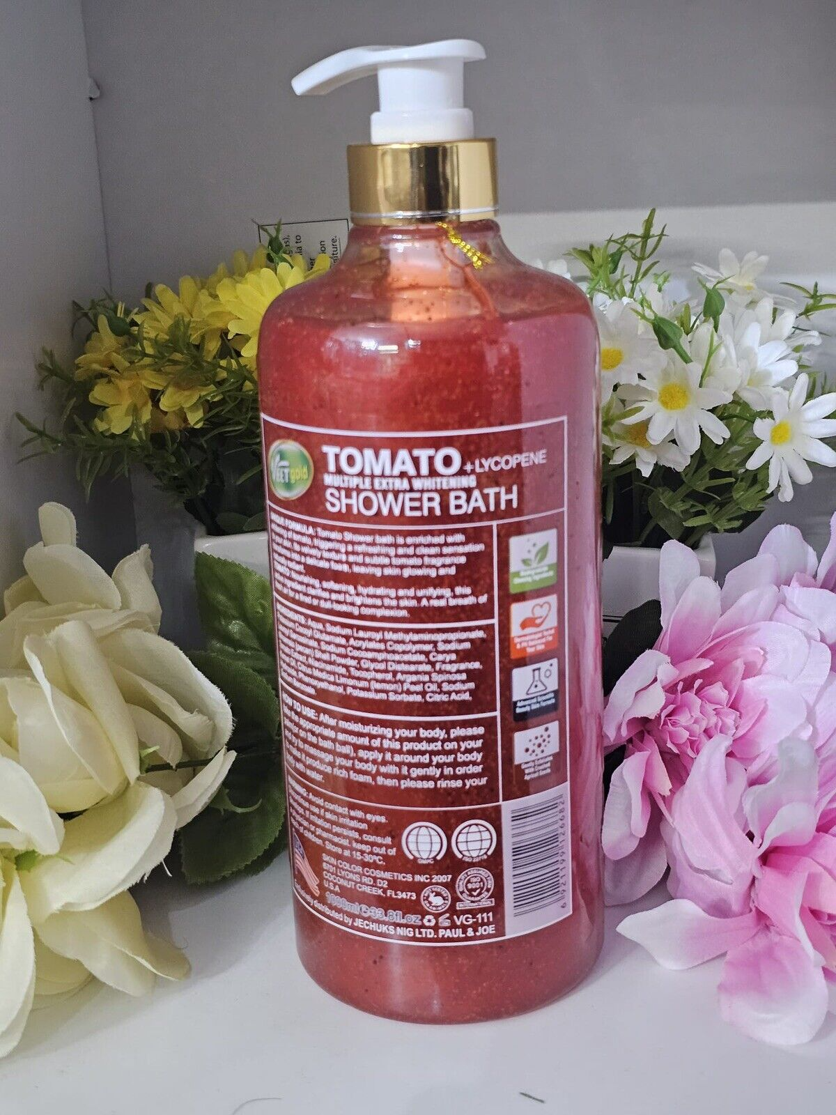 Veet Gold Tomato + Lycopene glow Shower Bath spf 30