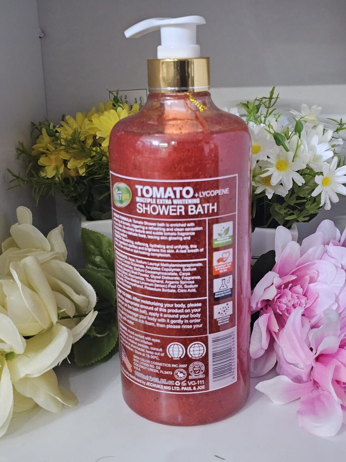 Veet Gold Tomato + Lycopene glow Shower Bath spf 30