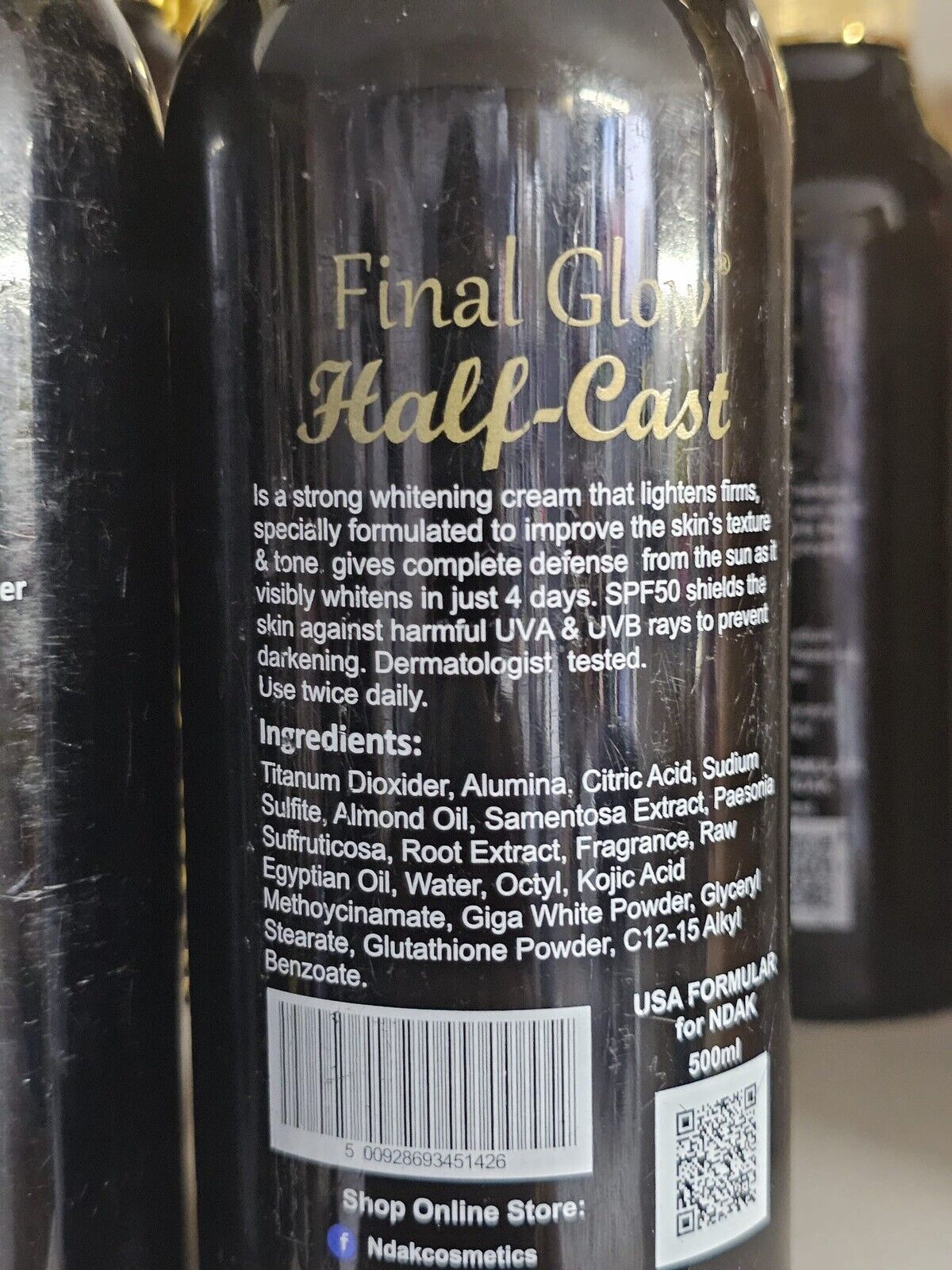 2x Final Glow Whitening Lotion