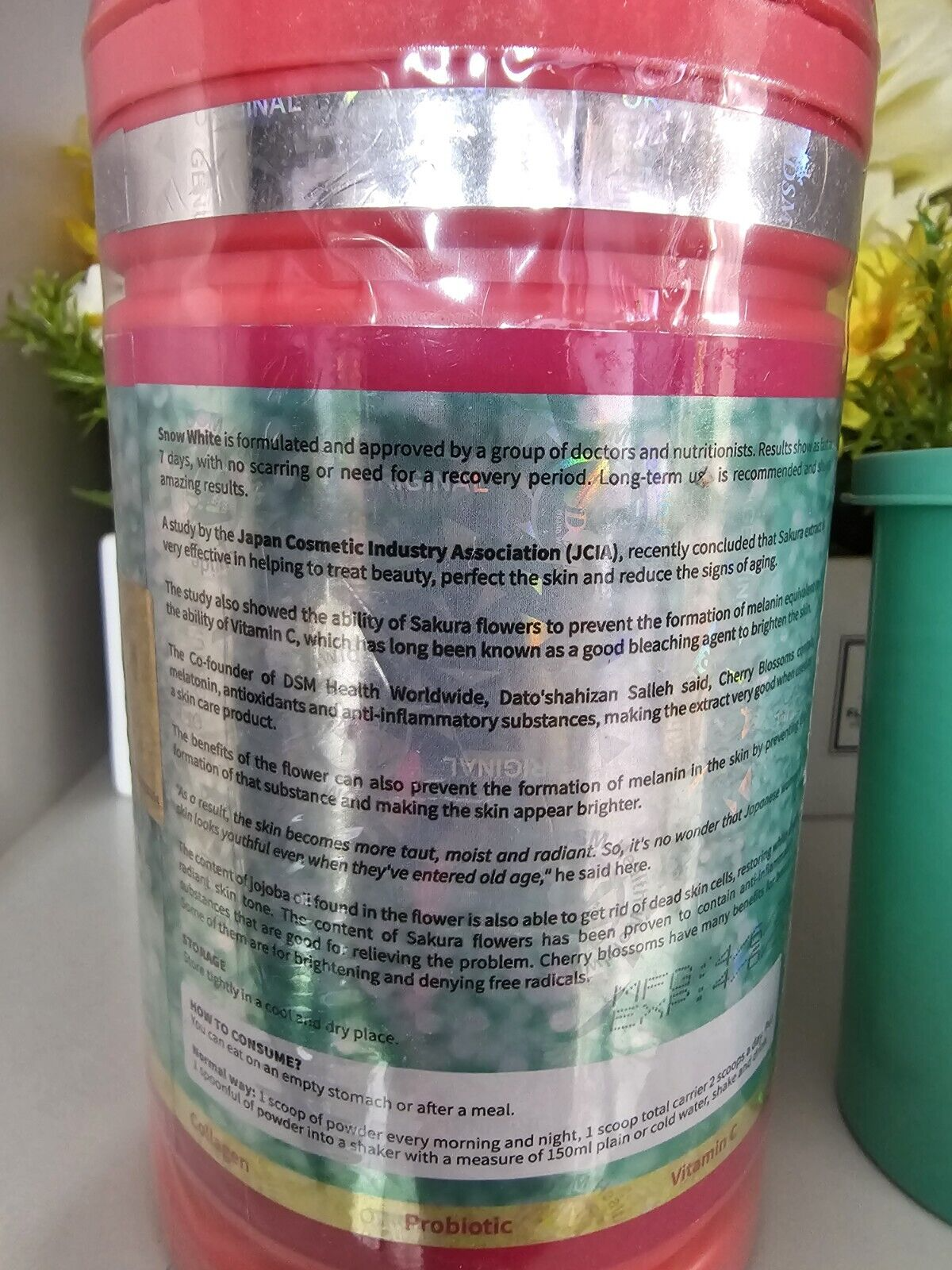Phyto Snow White Flawless Beauty Skin Lightening Collagen Supplement Fast