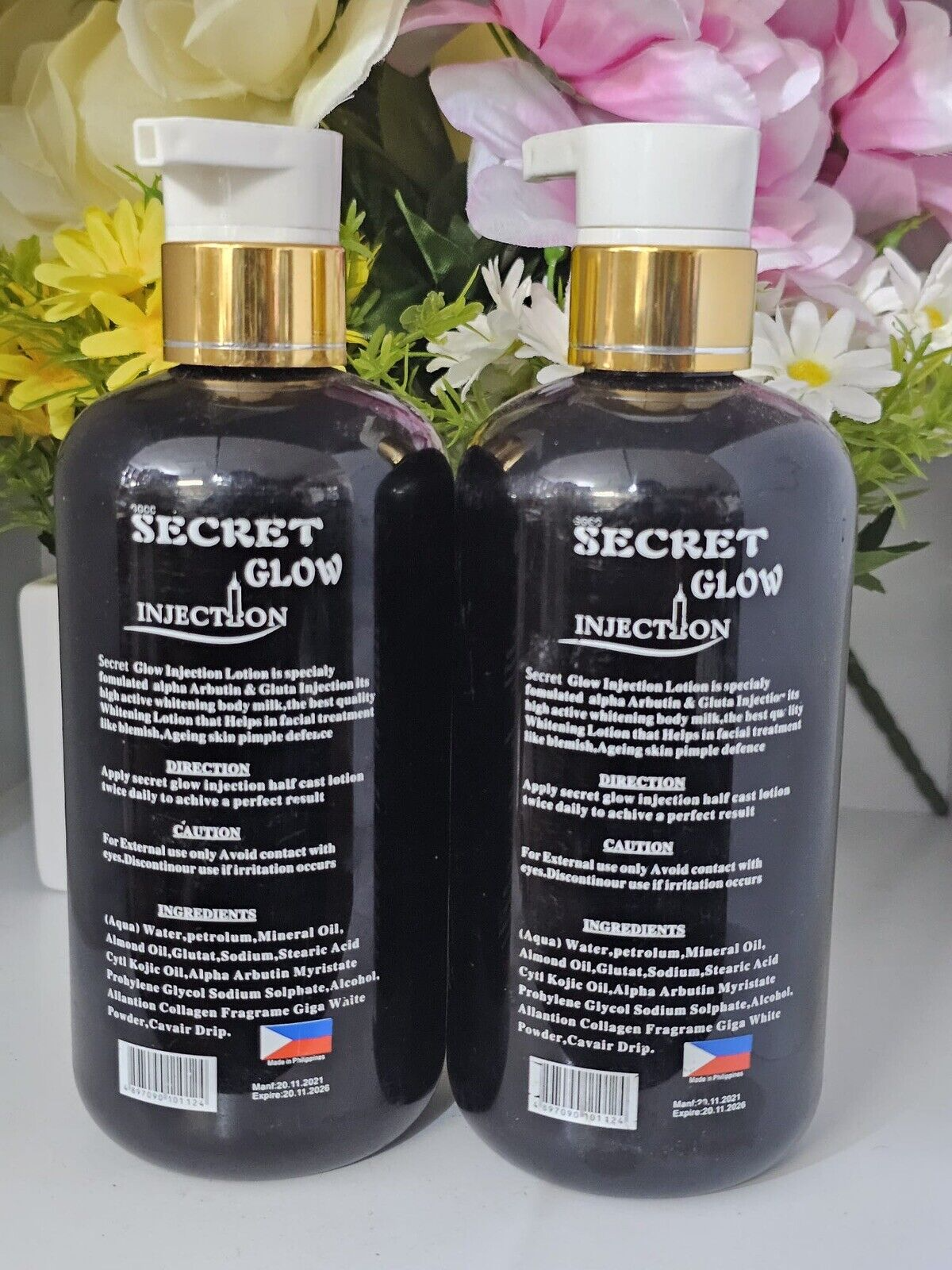 2x Secret Glow h.c Face & Body Lotion 400ml