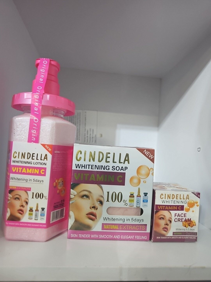 Cindella Whitening Lotion Vitamin C ,face Cream And Soap