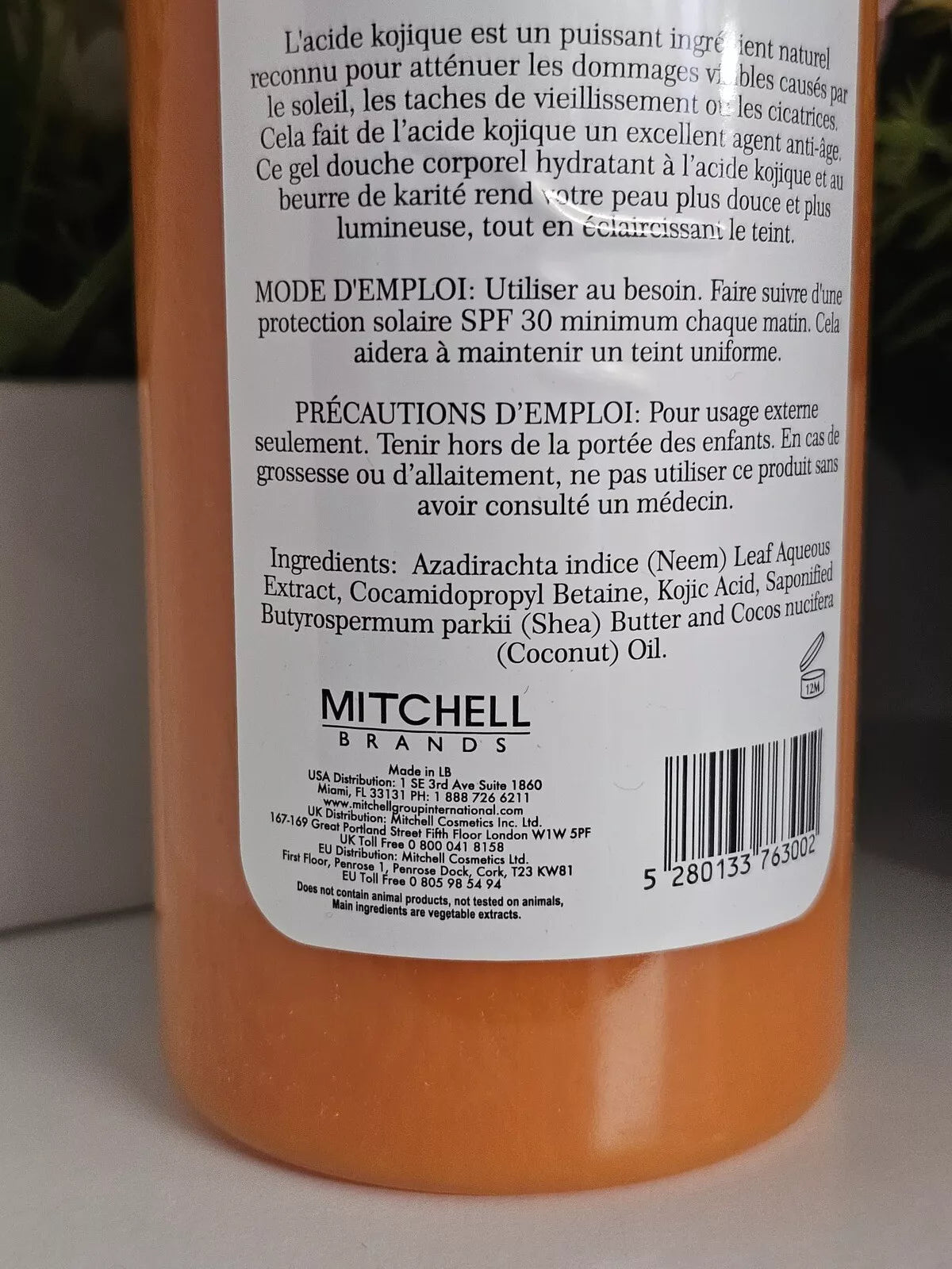Geisha, Kojic Acid Skin Brightening Body Wash - 33 Fl oz / 1000 ml - Even Out