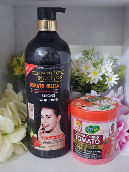 100% Original Veet Gold Tomatoe Super Scrub Tomato 🍅 Shower Gel