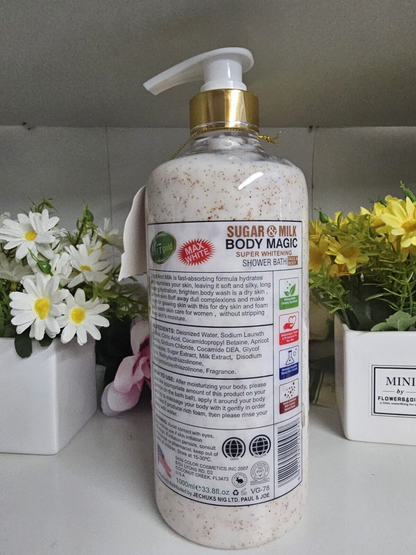 Veet Gold Sugar And Milk Body Magic Super Whitening Shower Bath Gel Spf 45