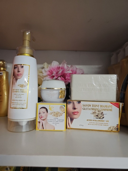 3in 1 Glutathion comprime Lotion 500ml, face cream ,bar