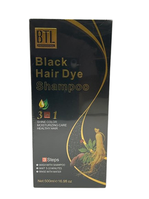 BTL Professional Black Hair Dye shampoo