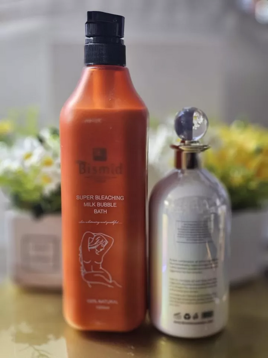 Bismid Cosmetics Skin Repair Body Lotion and Shower Bath