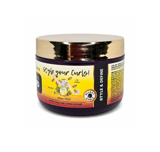 ALLDay Curls, deep conditioning custard  8fl.oz