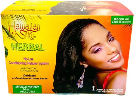 Hawaiian Silky Herbal No-Lye Conditioning Relaxer System