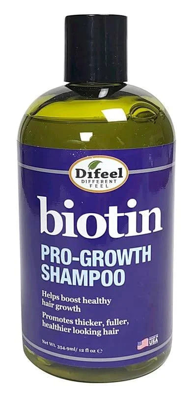 Difeel Pro-Growth Biotin Shampoo 12 oz