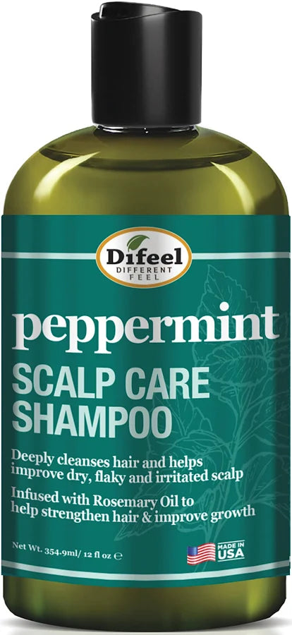 Difeel Peppermint Scalp Care Shampoo 12 fl oz